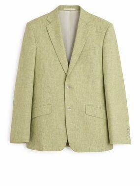 Orvieto 100% Linen Sportcoat – Light Sage Green – Size 36R
